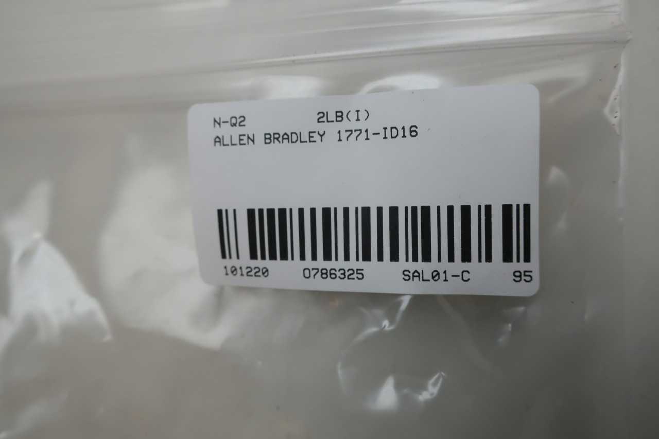 ALLEN BRADLEY 1771ID16 SER B INPUT MODULE - AUTOMATION & CONTROLS
