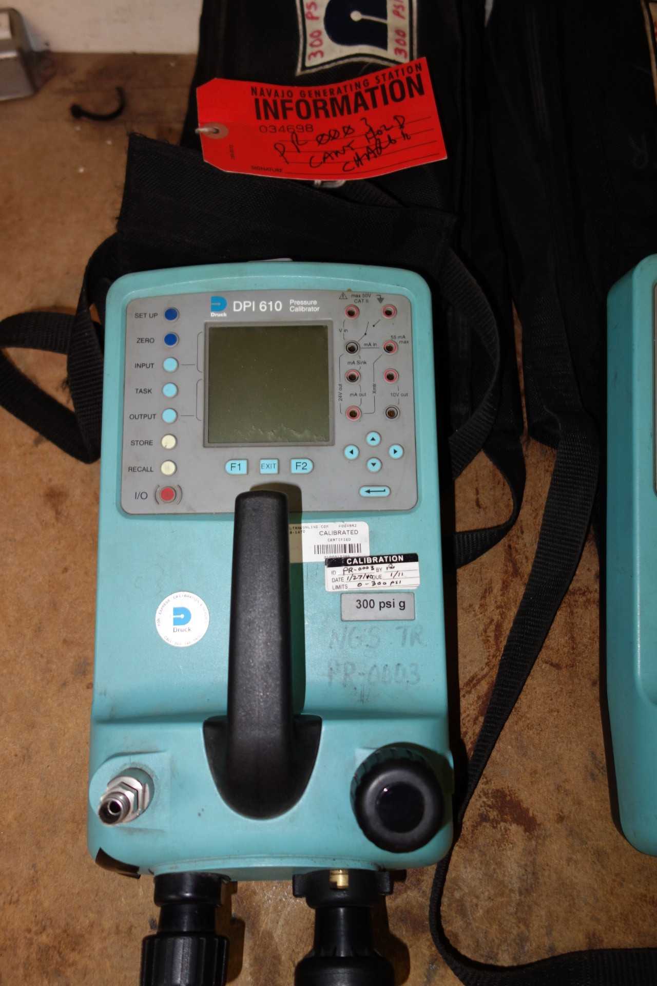 Lot of 3 Repairable Druck DPI 610 Pressure Calibrator - ELECTRIC POWER TOOLS