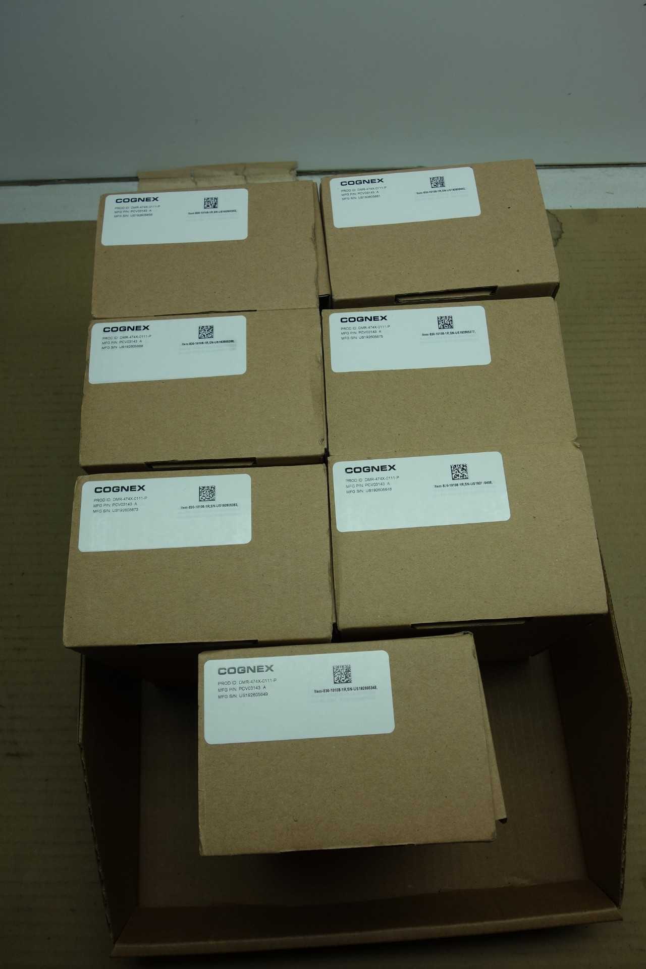 LOT OF 7 COGNEX BAR CODE SCANNERS - PACKAGING