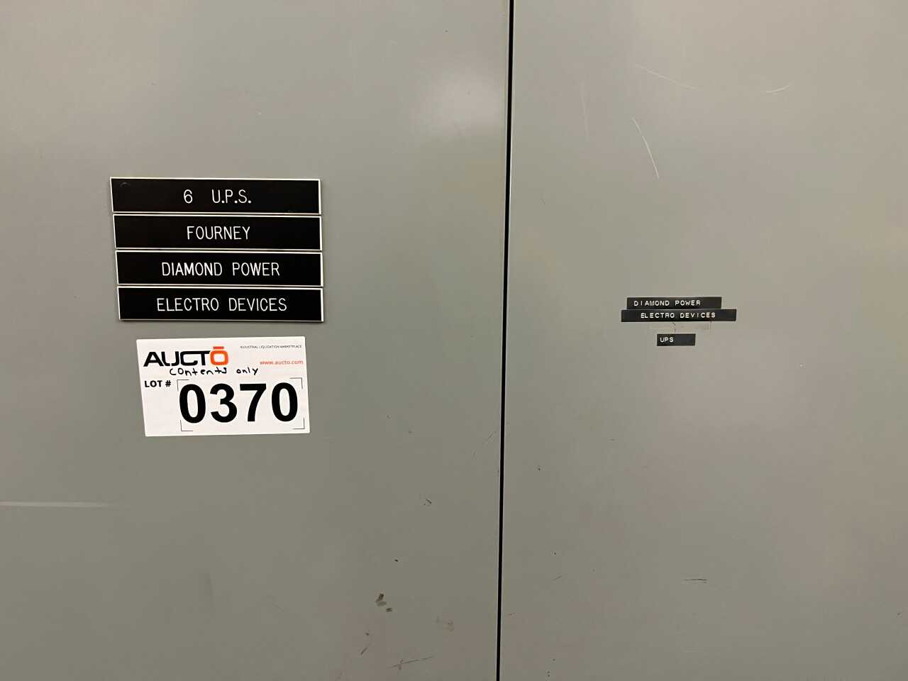 Cabinet with contents - electrical parts - ELECTRICAL COMPONENTS