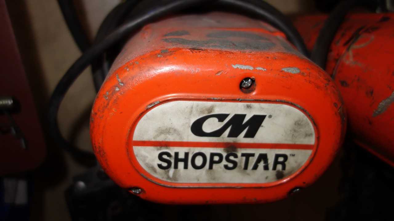 CM SHOPSTAR 1/2 TON ELECTRIC HOIST - LIFTING EQUIPMENT