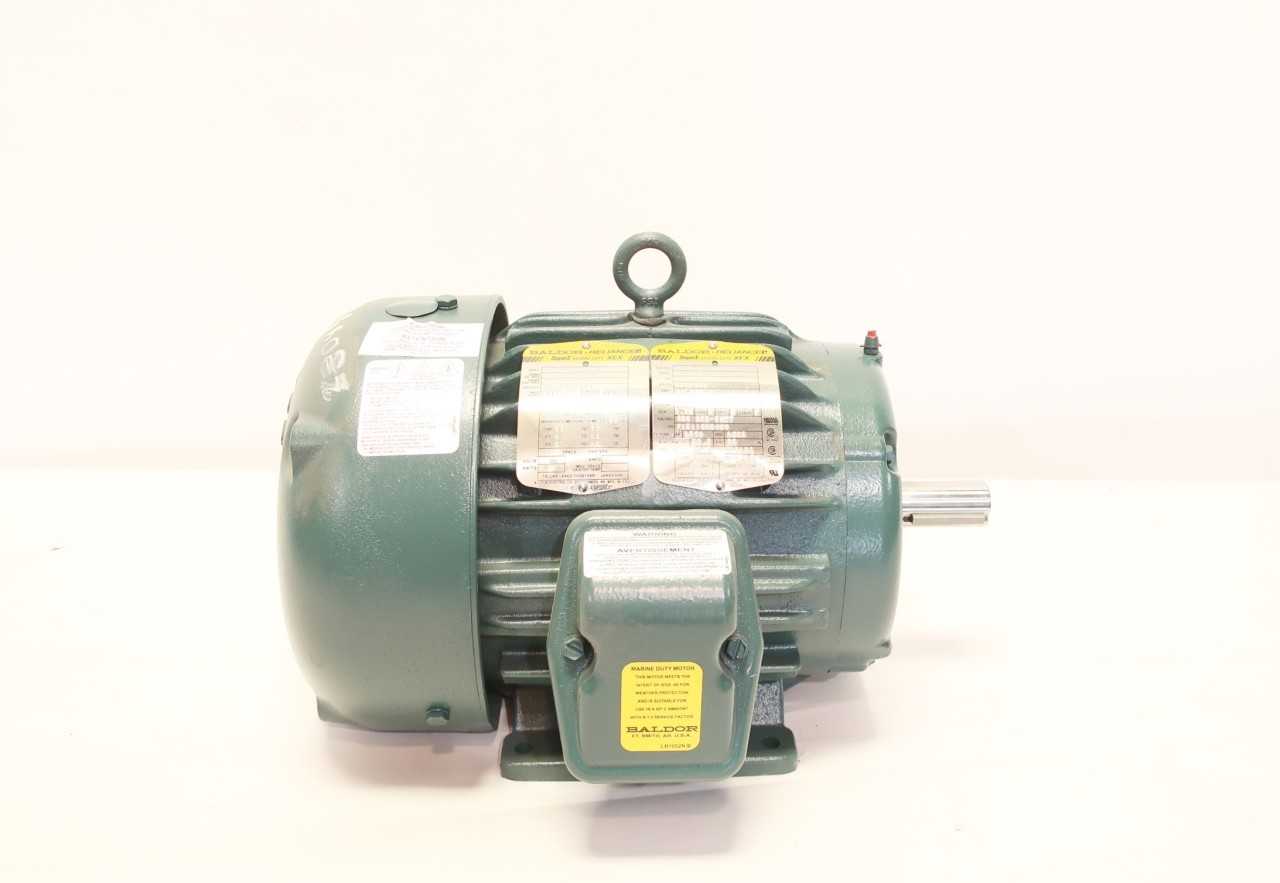 BALDOR ECP3663T 184T 3PH 5HP 3490RPM 230/460V-AC AC MOTOR - ELECTRIC MOTORS