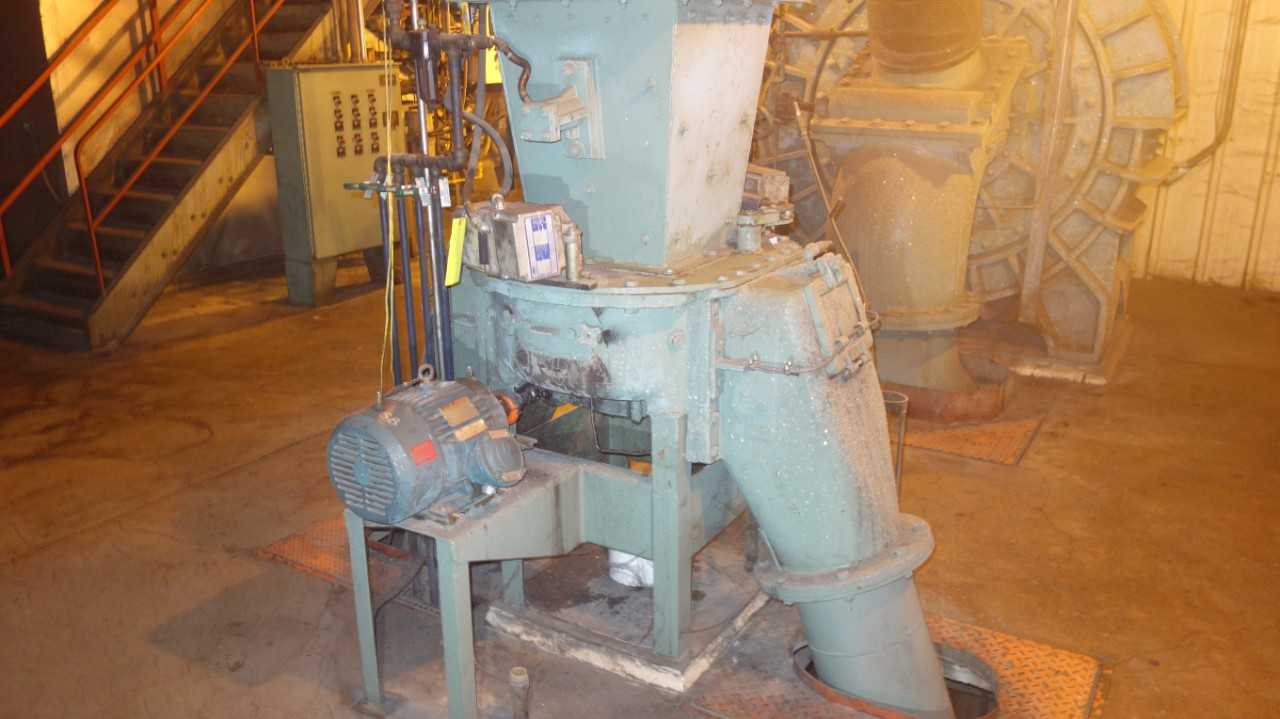 COAL FEEDER W/ RELIANCE 7.5HP 230/460V-AC MOTOR, JORDAN LA-2410 ACTUATOR - PROCESS EQUIPMENT