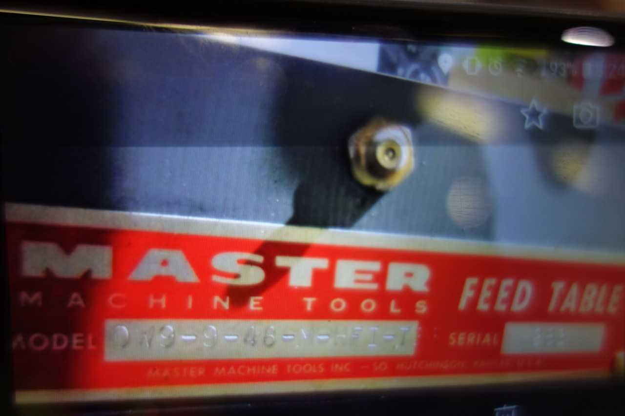 Master Machine Tool DW9-9-48-M-HFI-T38 Mill Feed Table - MACHINING ACCESSORIES & TOOLING