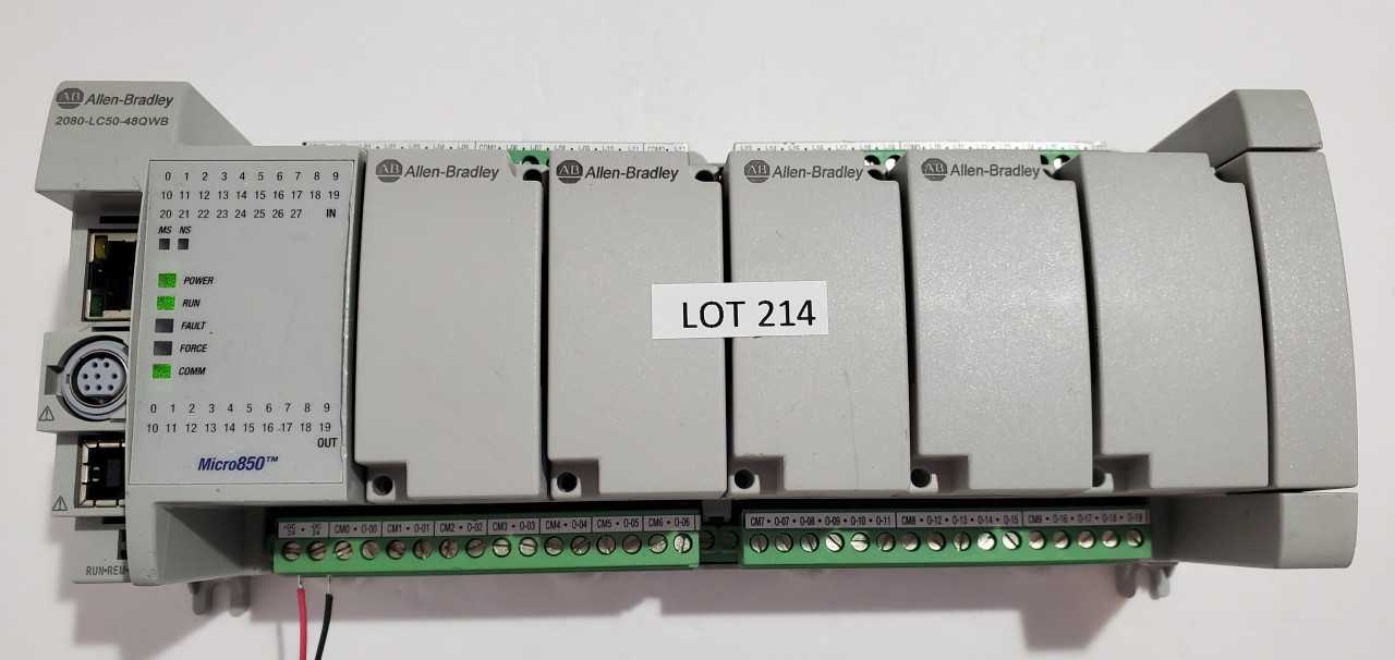 Allen Bradley Micro 850 2080-LC50-48QWB PLC - AUTOMATION & CONTROLS Allen Bradley Micro 850 2080-LC50-48QWB PLC - AUTOMATION & CONTROLS