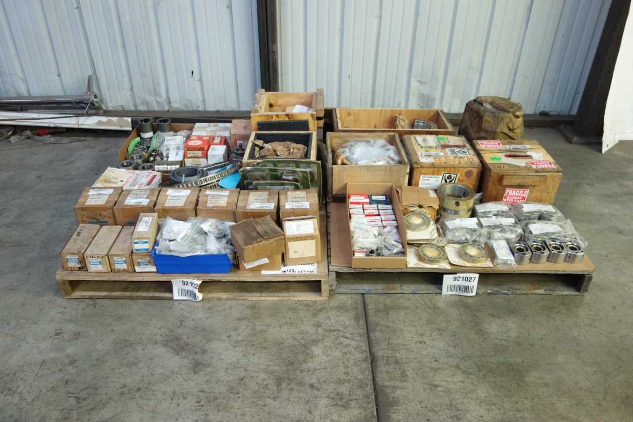 2 PALLETS OF ASSORTED BEARINGS, PARTS AND ACCESSORIES - BEARINGS