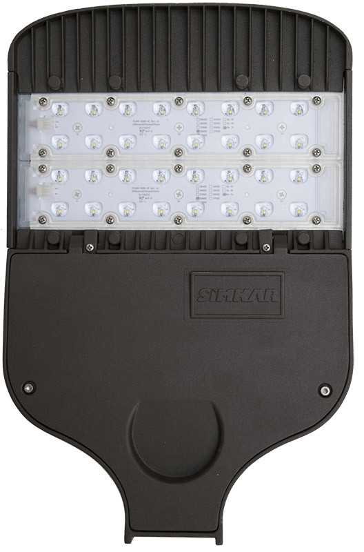 New - Lot of 7 - Simkar SALXS450U1 73W LED Area Parking Lot Lighting Fixture - LIGHTING