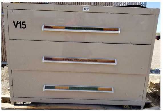 Lot of (3) Vidmar Cabinets - TOOL STORAGE