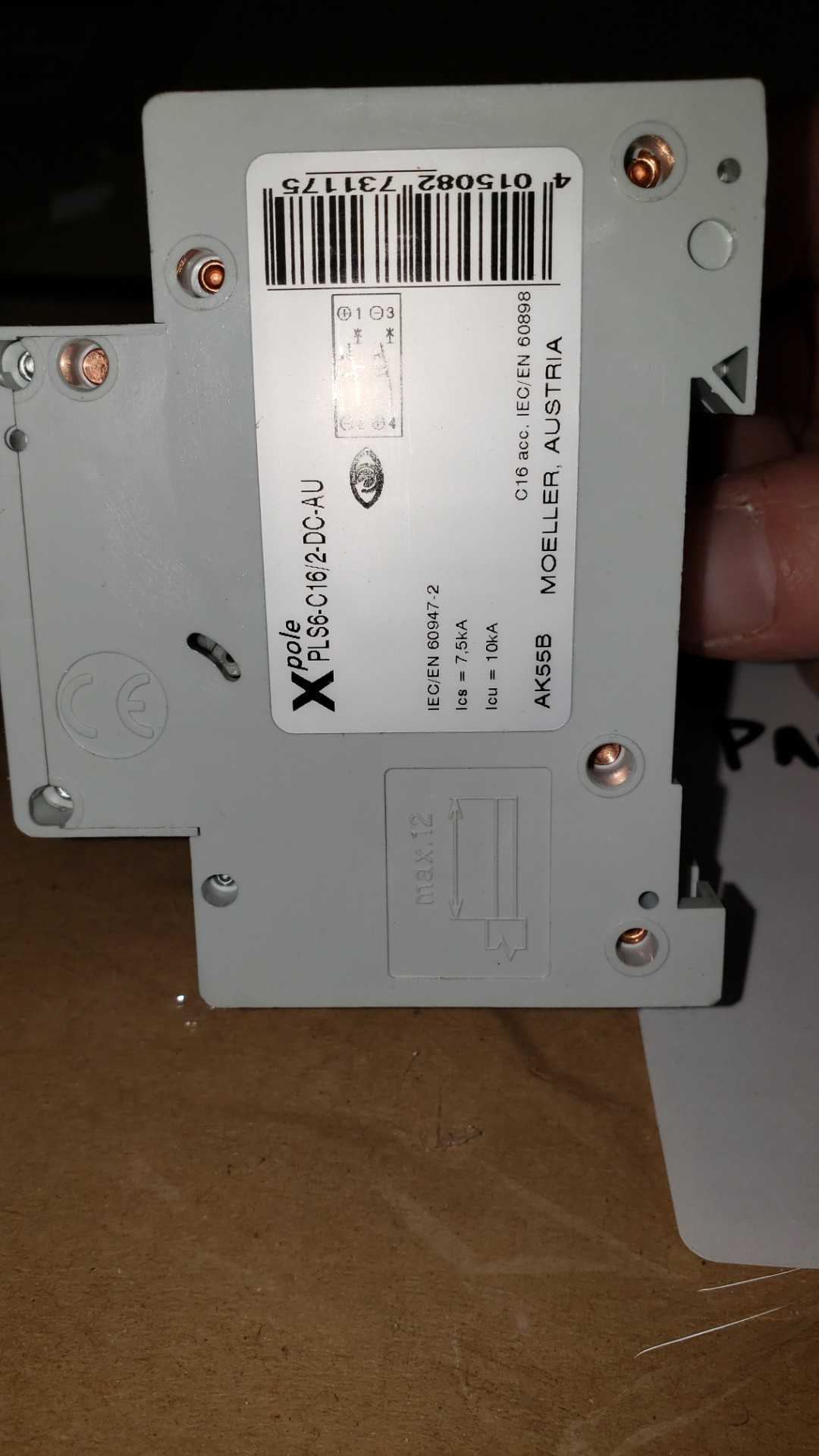 Eaton mini circuit breaker - CIRCUIT BREAKERS