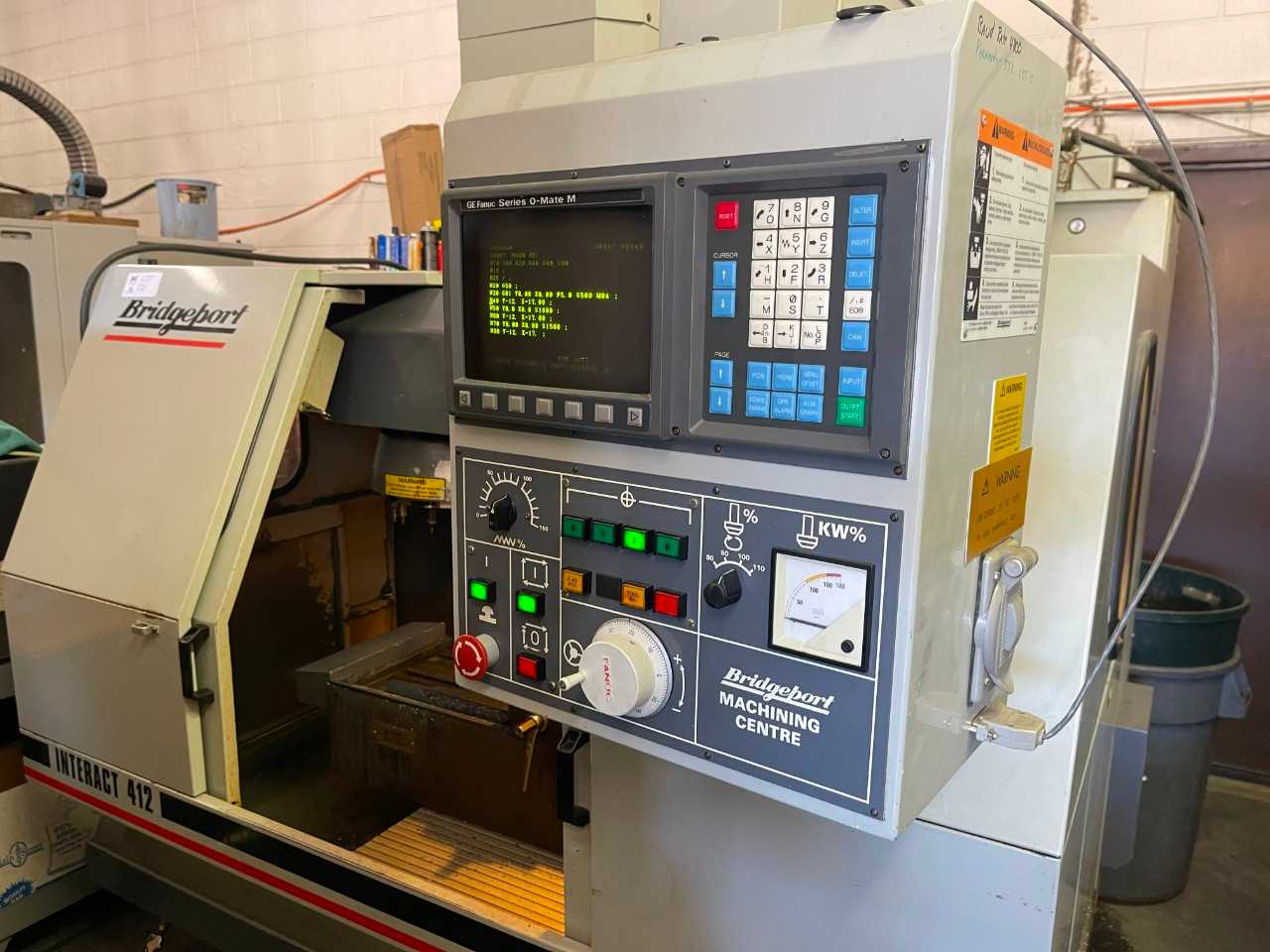 Bridgeport Interact 412 CNC Vertical Machining Center - CNC MACHINING CENTERS