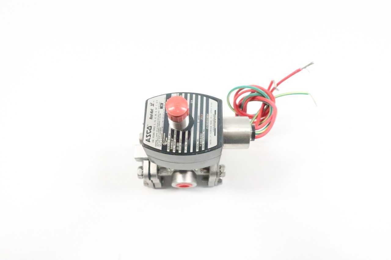 ASCO EV8316G381V RED-HAT II SOLENOID VALVE 24V-DC 1/4IN NPT - SOLENOID VALVE