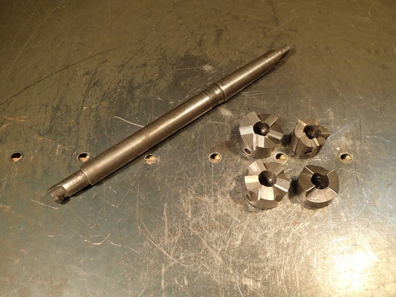 Gairing Arbor Morse Taper #2 Shank 2MT + 4 Back Spotfacers 1" 1-1/8 1-1/4 1-5/16 - HOLEMAKING TOOLS