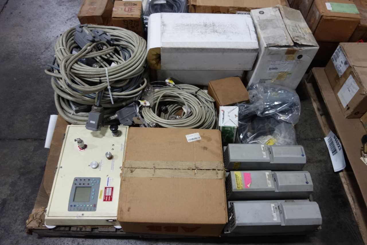 4 PALLETS OF ASSORTED ELECTRICAL - ELECTRICAL COMPONENTS