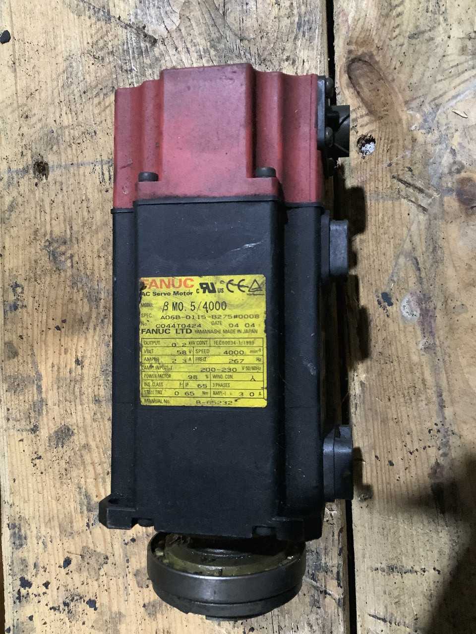 Lot of 1 Fanuc BM0.5/4000 AC Servo Motor - SERVO