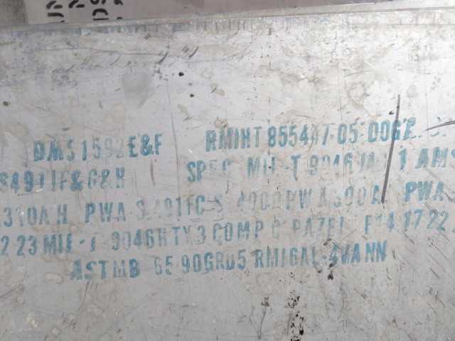 Surplus Titanium Sheets - MISCELLANEOUS