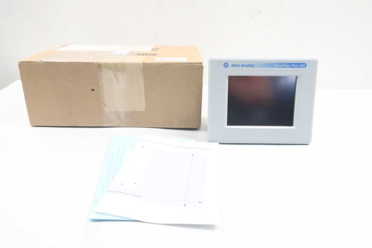 NEW ALLEN BRADLEY 2711P-T6C8D PANELVIEW PLUS 600 INTERFACE PANEL SER D - AUTOMATION & CONTROLS