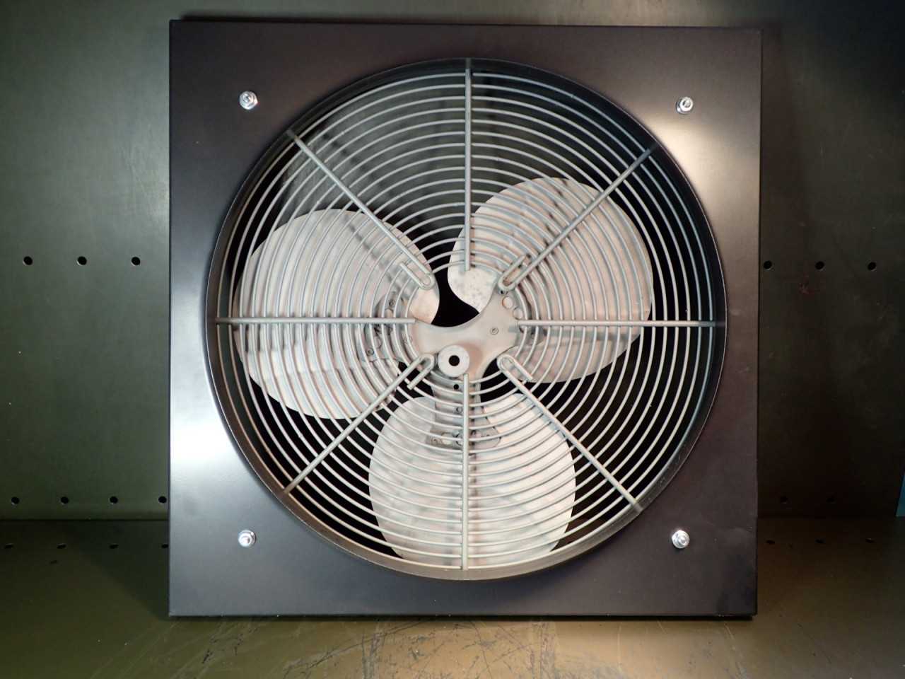 Dayton 16" Fan Blade Propeller 3/8" Bore & 20" Square Guard Frame 4C007C NOS - INDUSTRIAL PARTS