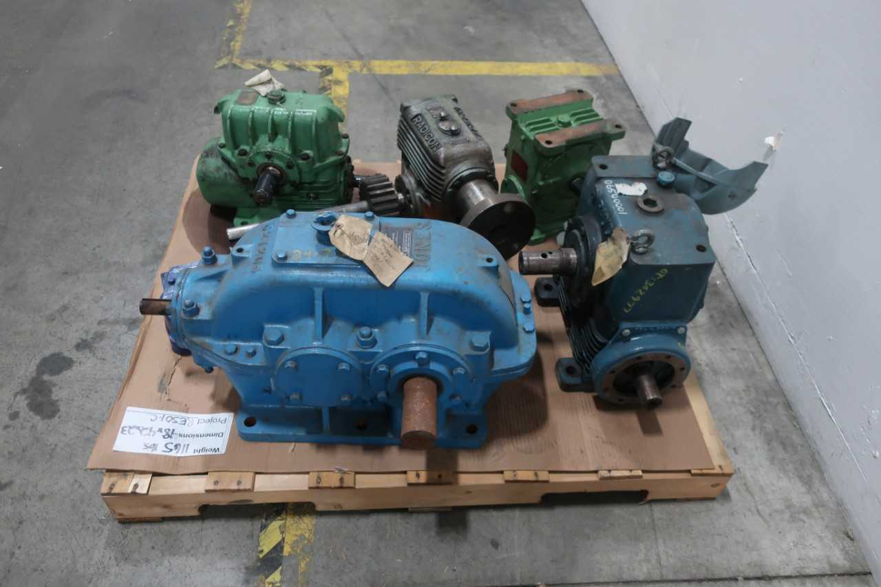PALLET OF ASSORTED GEAR REDUCERS - GEAR REDUCERS