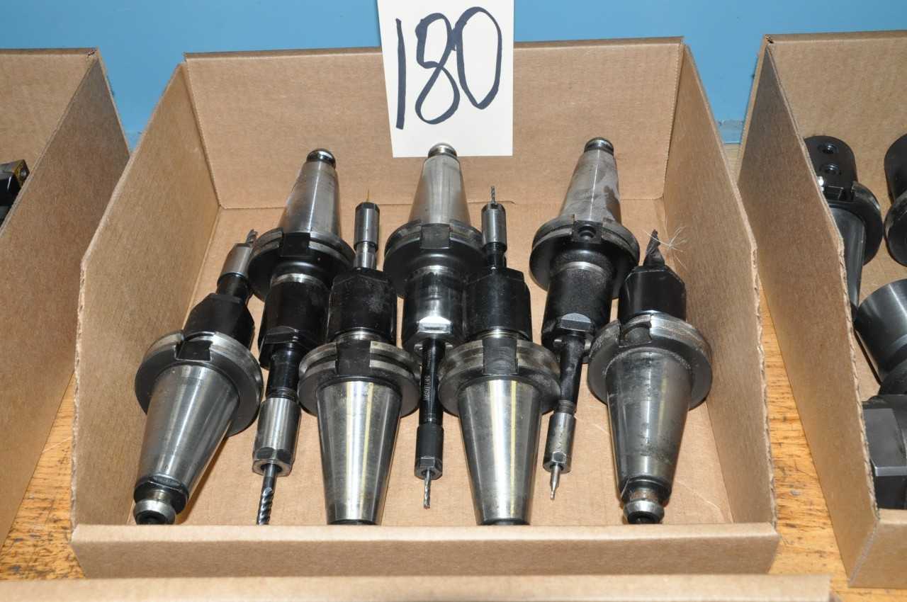 Lot-(7) CAT 40-Taper Tool Holders in (1) Box - ELECTRIC POWER TOOLS