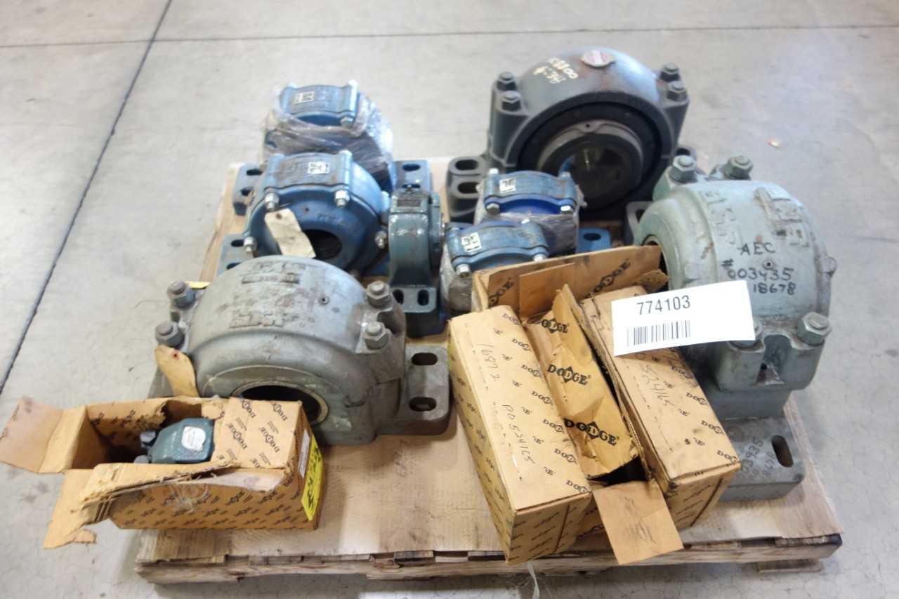 1 PALLET OF ASSORTED PILLOW BLOCK BEARINGS - BEARINGS