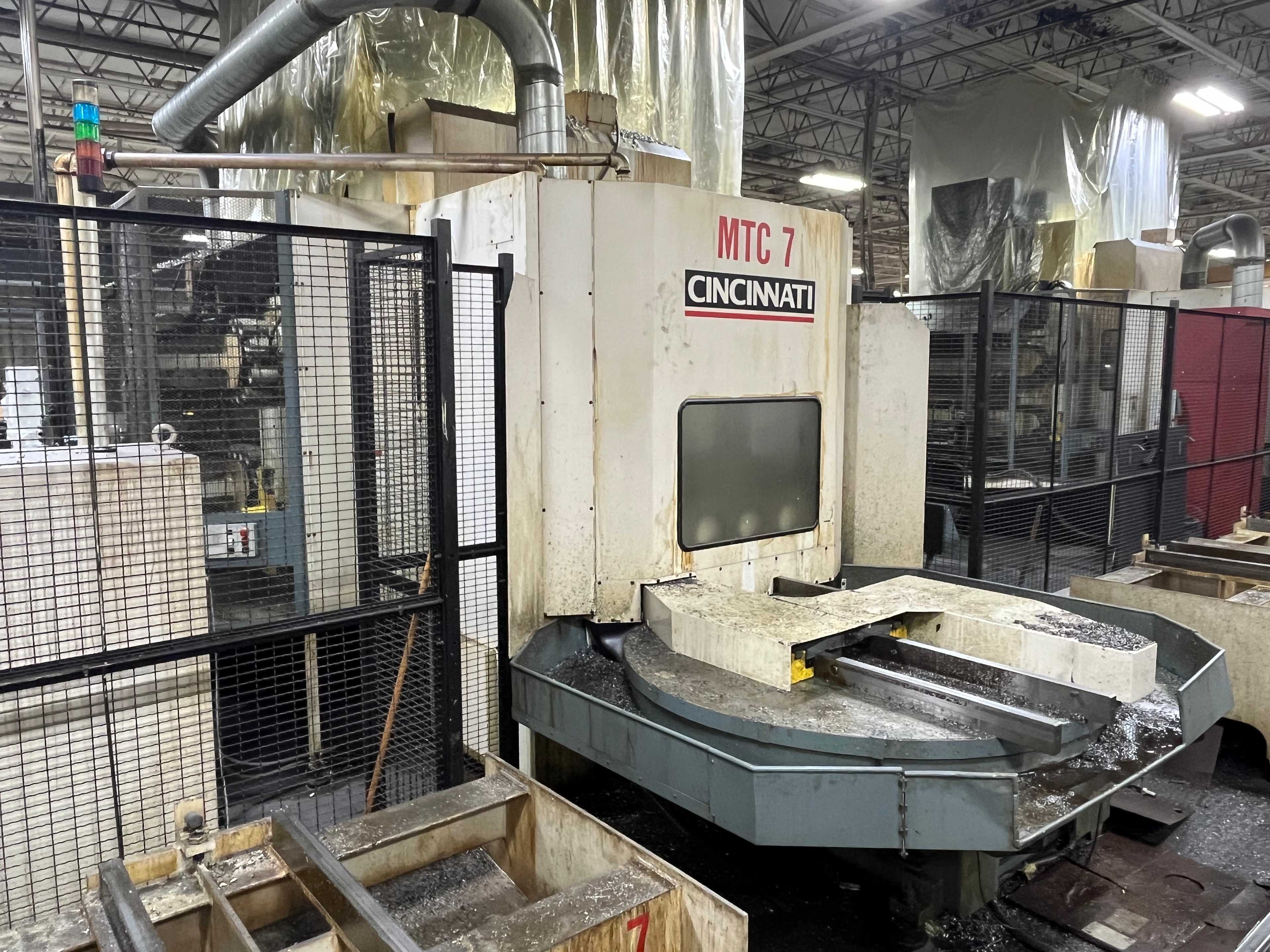 1995 Cincinnati Milacron T-35 5 Axis Horizontal Machining Center w/Siemens Acramatic 950 Control - CNC MACHINING CENTERS