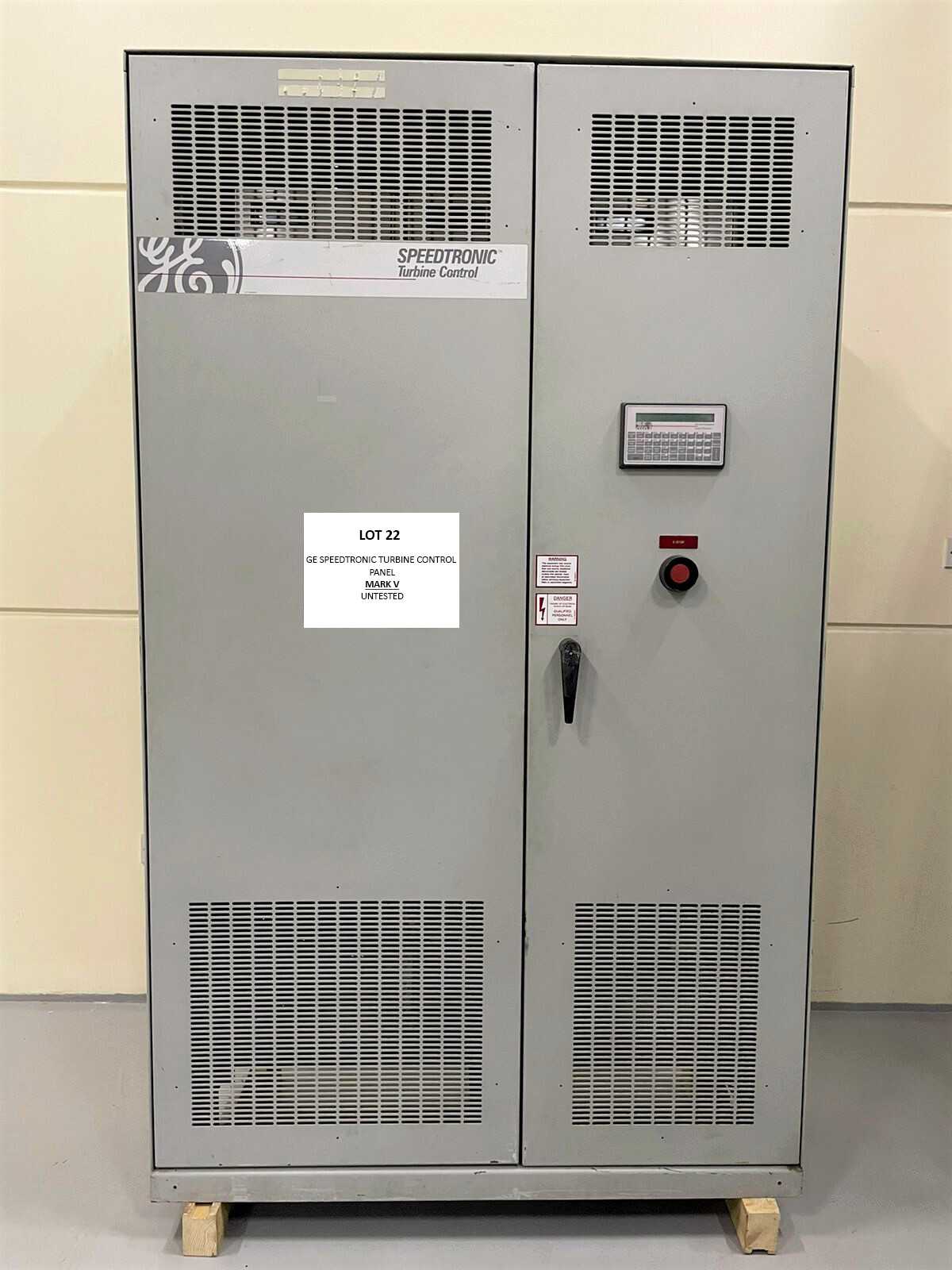 GE SPEEDTRONIC TURBINE CONTROL PANELMARK V - AUTOMATION & CONTROLS