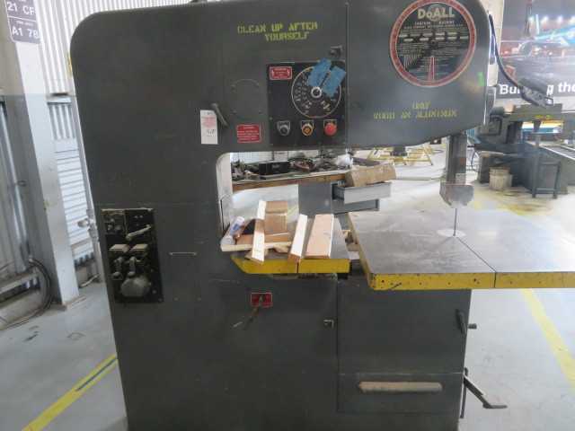 Do All Vertical Band Saw - MISCELLANEOUS