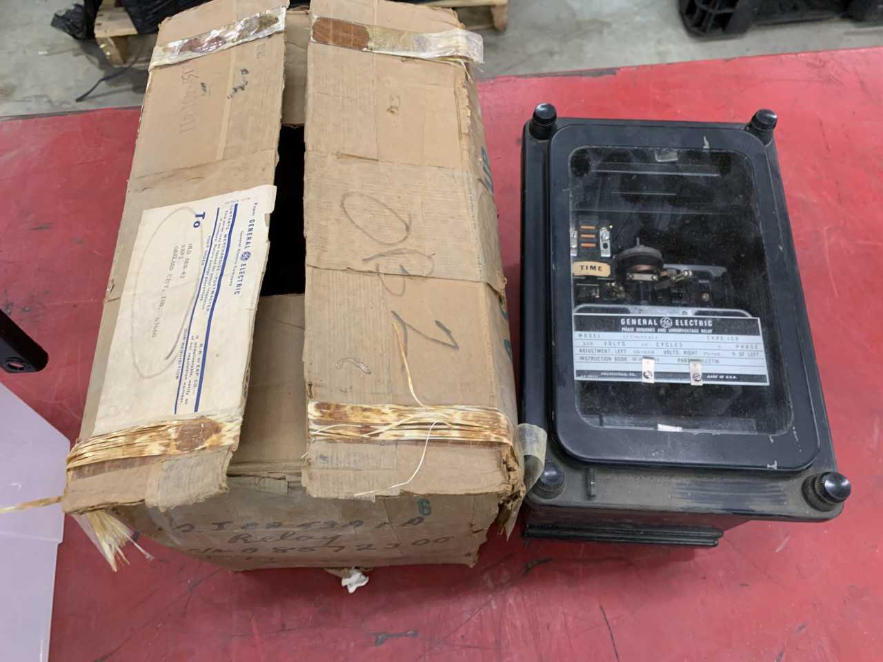 USED GENERAL ELECTRIC PHASE SEQUENCE AND UNDERVOLTAGE RELAY 12ICR53A1A - MISCELLANEOUS