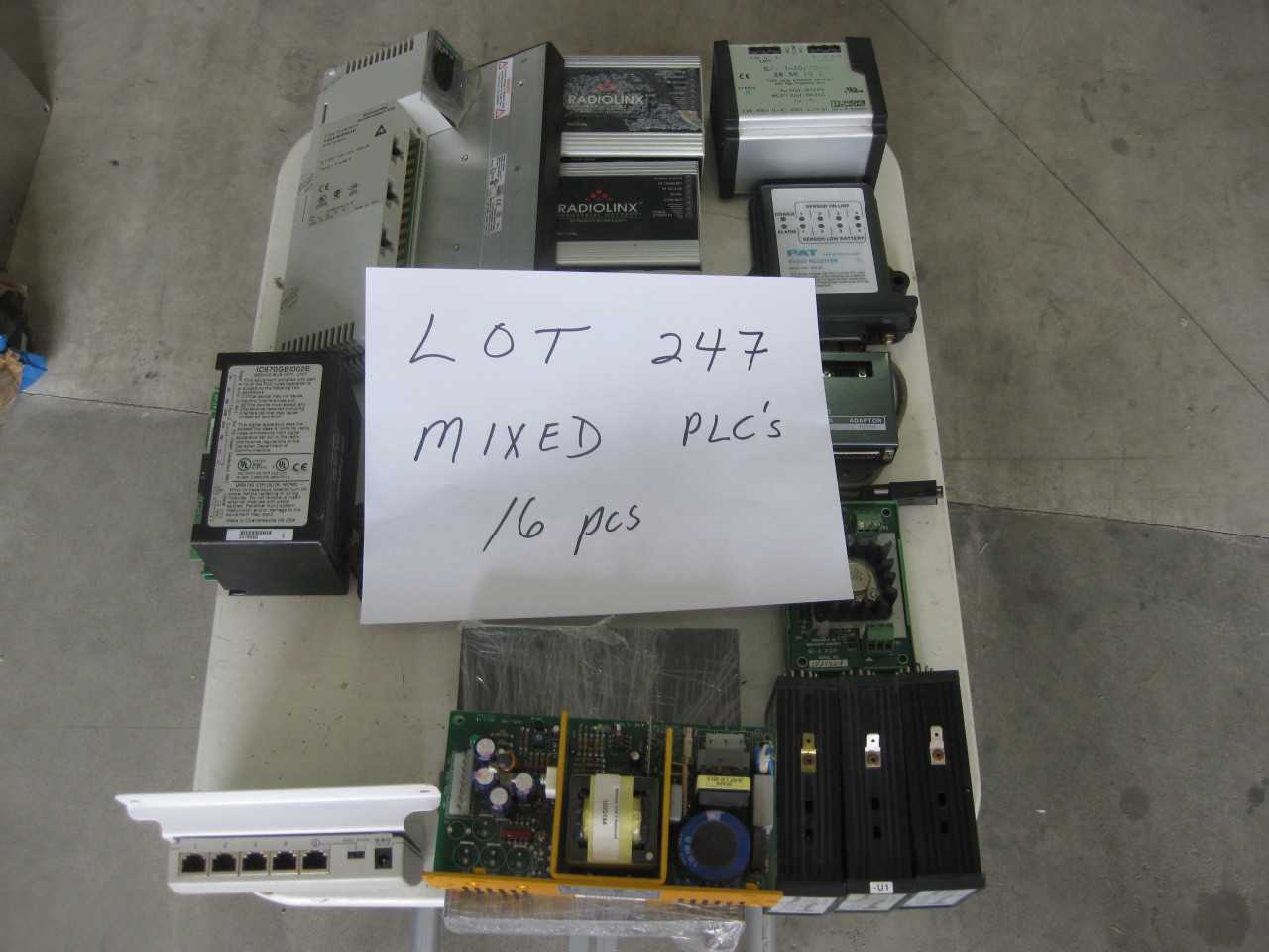 MIXED PLCs ( QTY 16 ) - AUTOMATION & CONTROLS