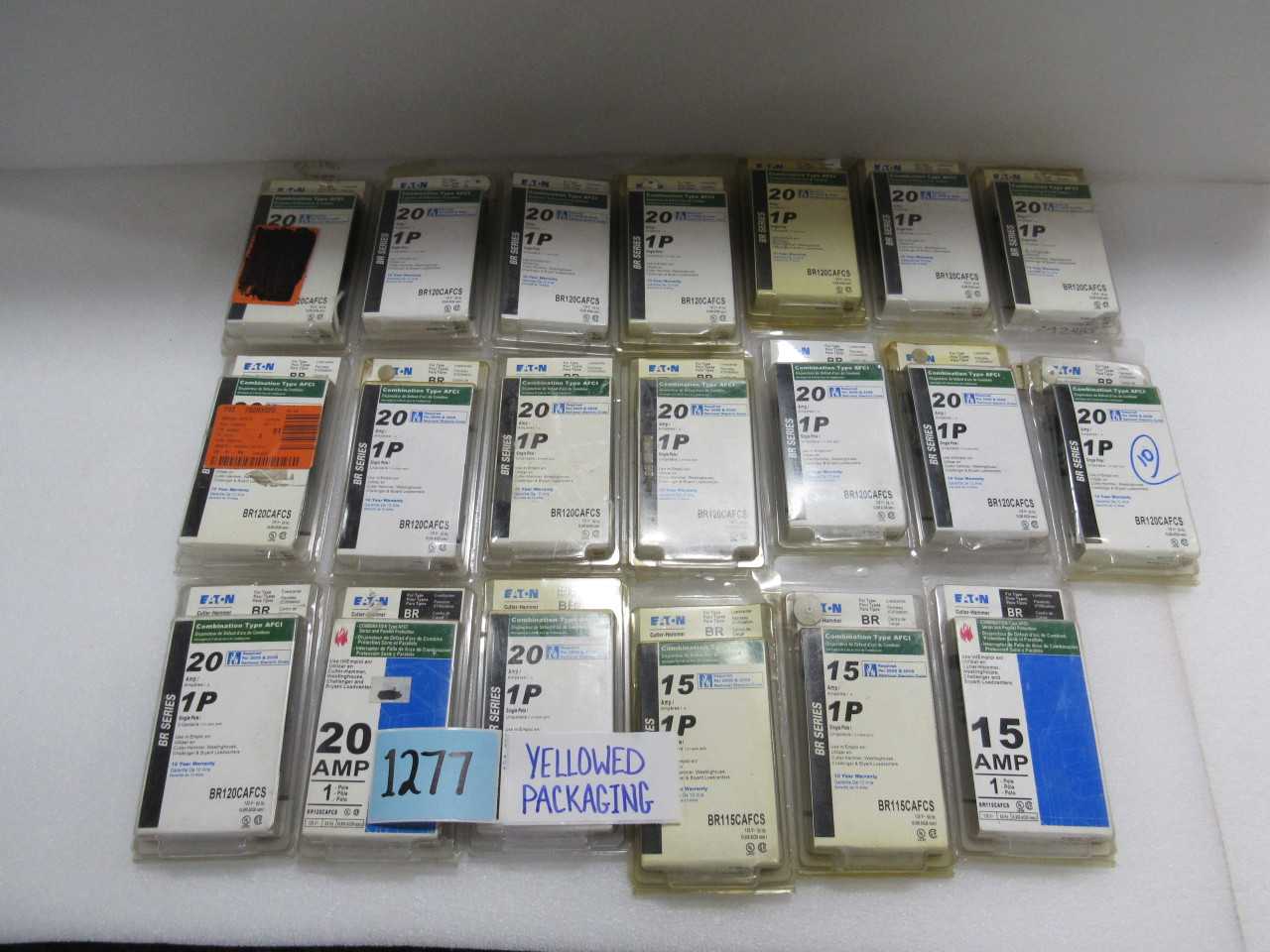 LOT OF EATON RESIDENTAL BREAKERS - MISCELLANEOUS