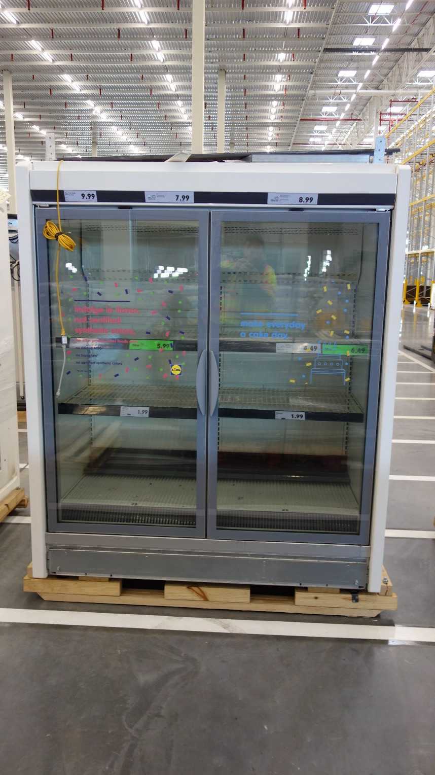 AHT VENTO GREEN MC FREEZE 156 2 DOOR MULTI-SHELF CHEST CAKE FREEZER 1.050W 208-240V-AC