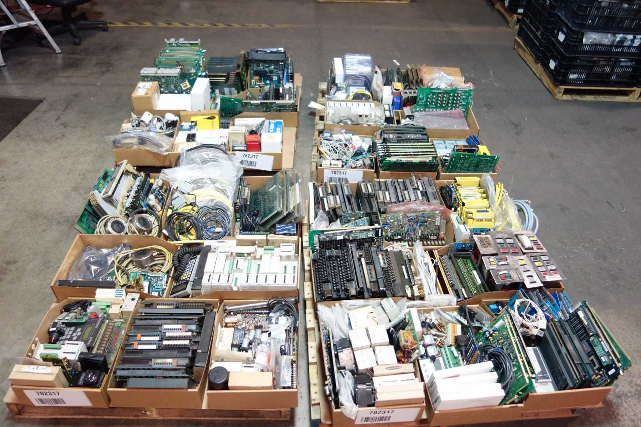 4 PALLETS OF ASSORTED AUTOMATION - INDUSTRIAL PARTS