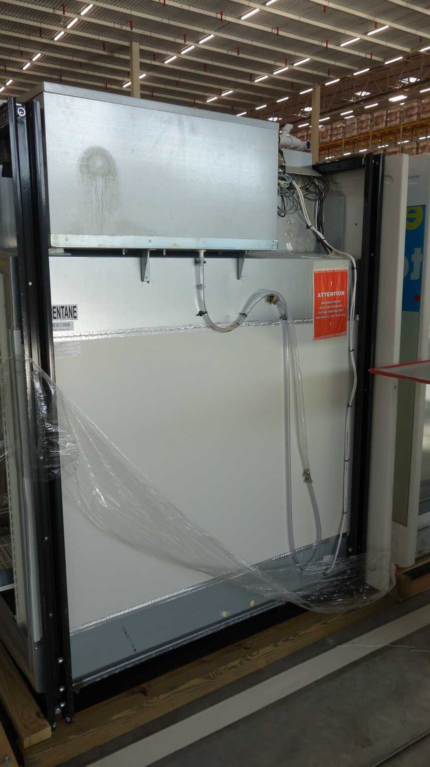 AHT VENTO GREEN MC FREEZE 156 2 DOOR MULTI-SHELF CHEST FREEZER 1.050W 208-240V-AC (MISSING SIDE PANEL)