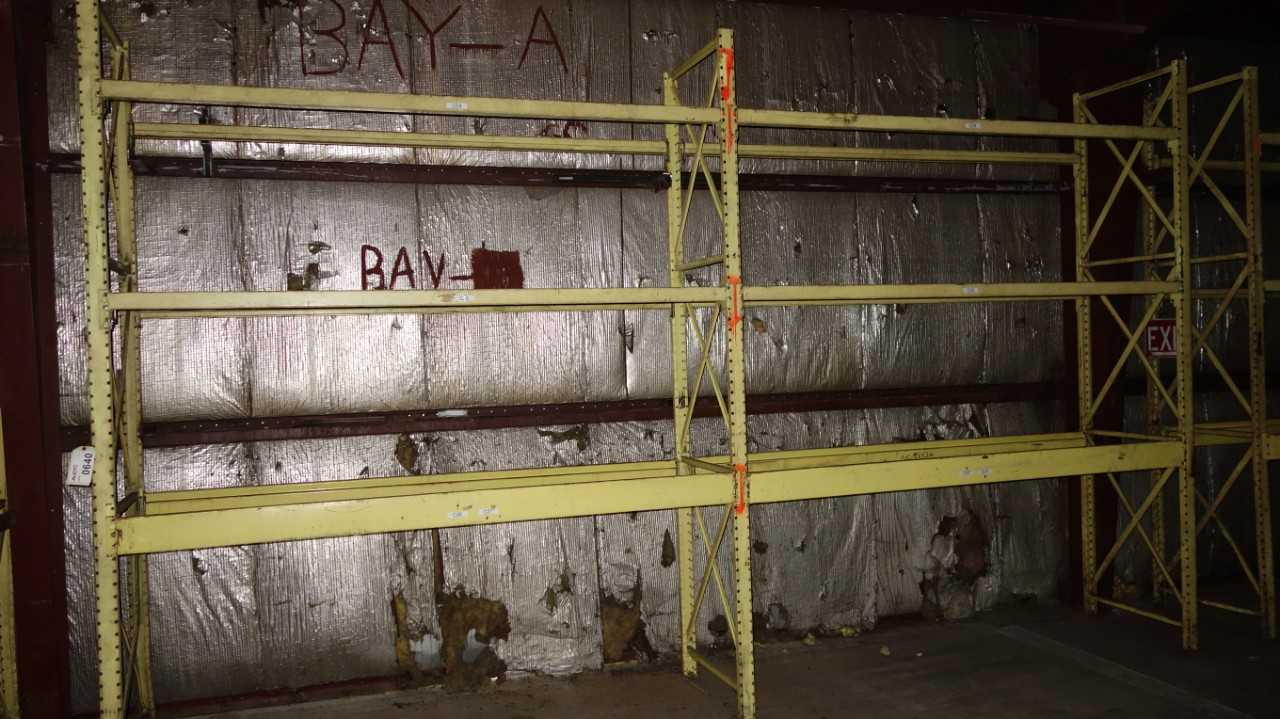 54FT OF STEEL RACKING - 12' HIGH x 3' DEEP 9ft Sections - PALLET RACKING