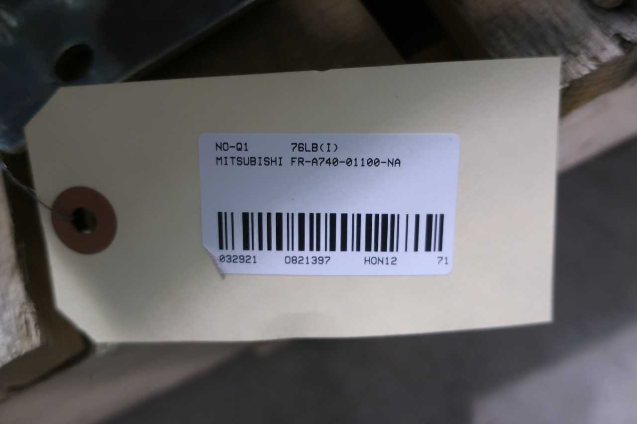 MITSUBISHI FR-A740-01100-NA 380-480V-AC 2-400HZ 380-480V-AC AC VFD DRIVE - MOTOR DRIVES