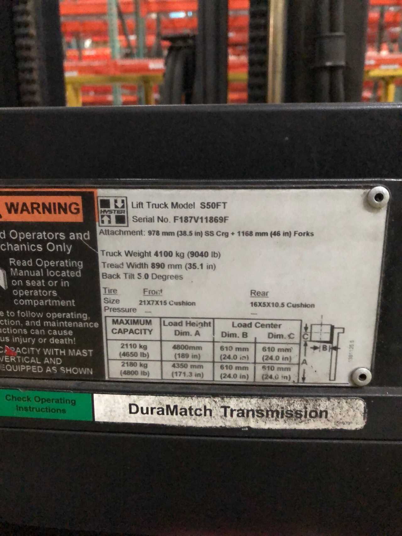2008 Hyster S50FT LP sitdown counterbalance, Portland, OR - FORKLIFTS