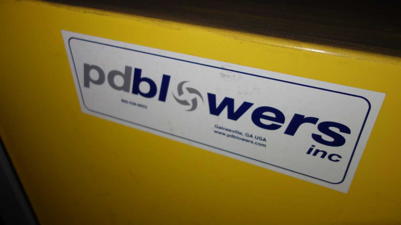 PD BLOWERS SKID, HOWDEN ROOTS 405 RAM BLOWER 50HP - BLOWER FAN