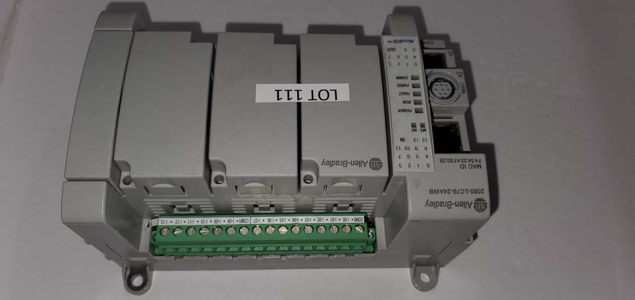 Allen Bradley Micro 870 2080-LC70-24AWB PLC - AUTOMATION & CONTROLS