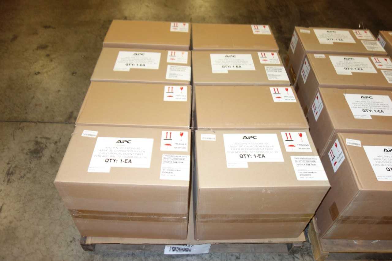 2 PALLETS OF APC 87-132388-10 CAPACITORS - CAPACITORS