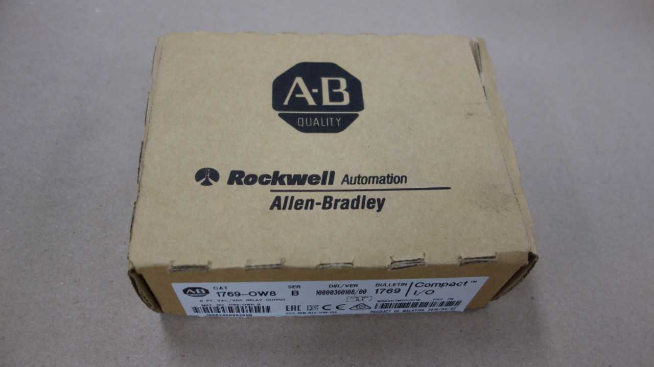 ALLEN BRADLEY 1769-OW8 OUTPUT MODULE - AUTOMATION & CONTROLS