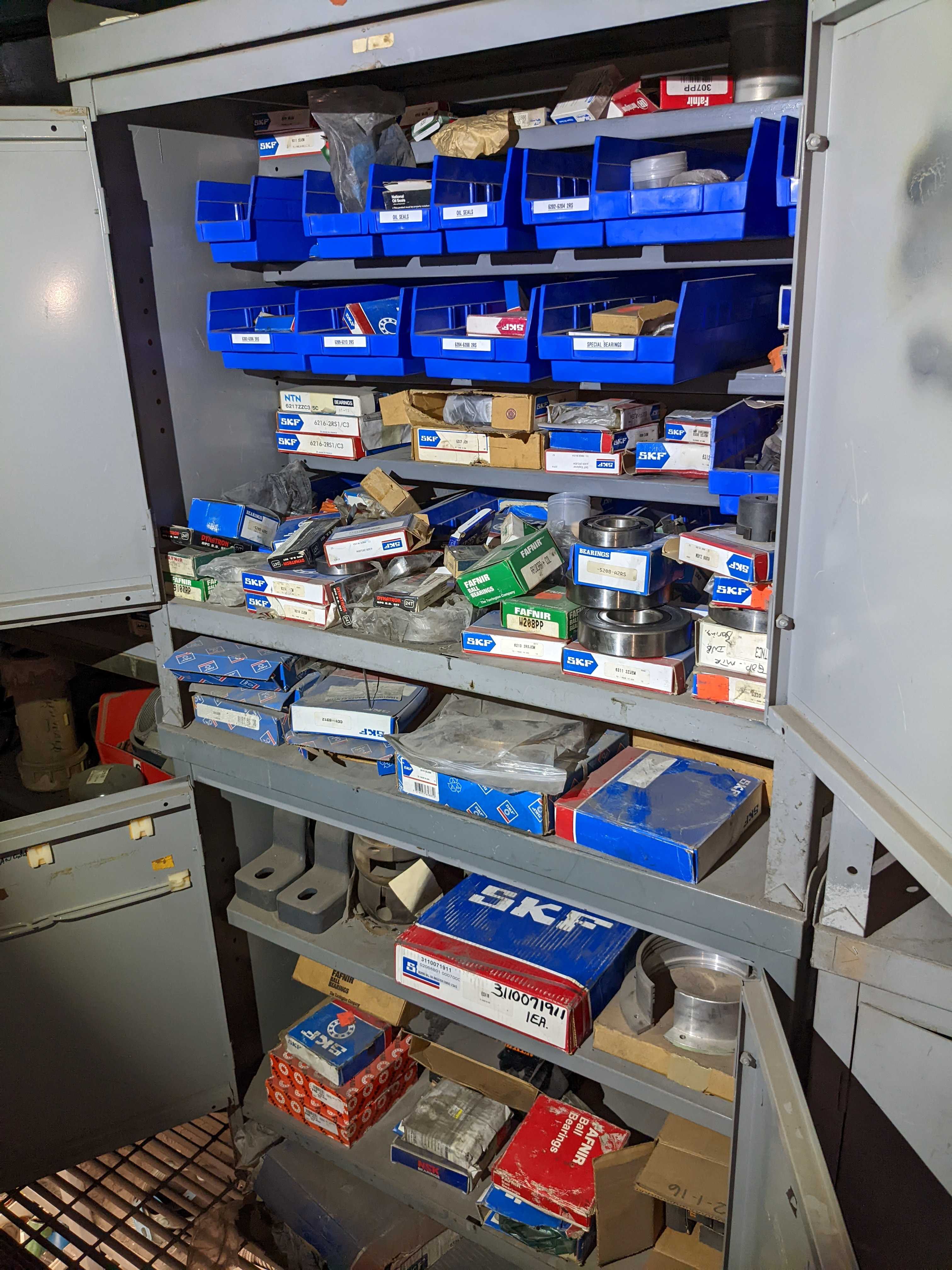 CONTENTS OF TWO CABINETS - INDUSTRIAL PARTS CONTENTS OF TWO CABINETS - INDUSTRIAL PARTS