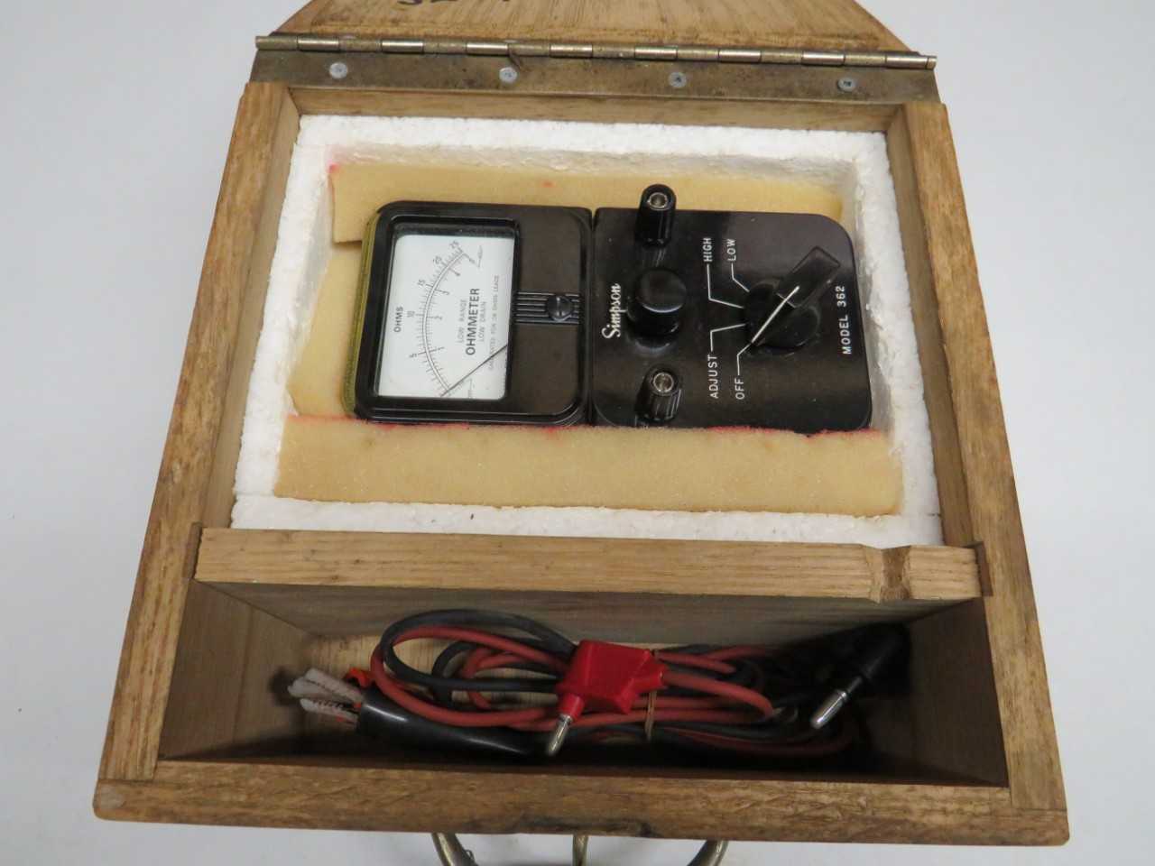 SIMPSON MODEL 362-2 LOW RANGE OHMMETER KIT - ELECTRICAL COMPONENTS