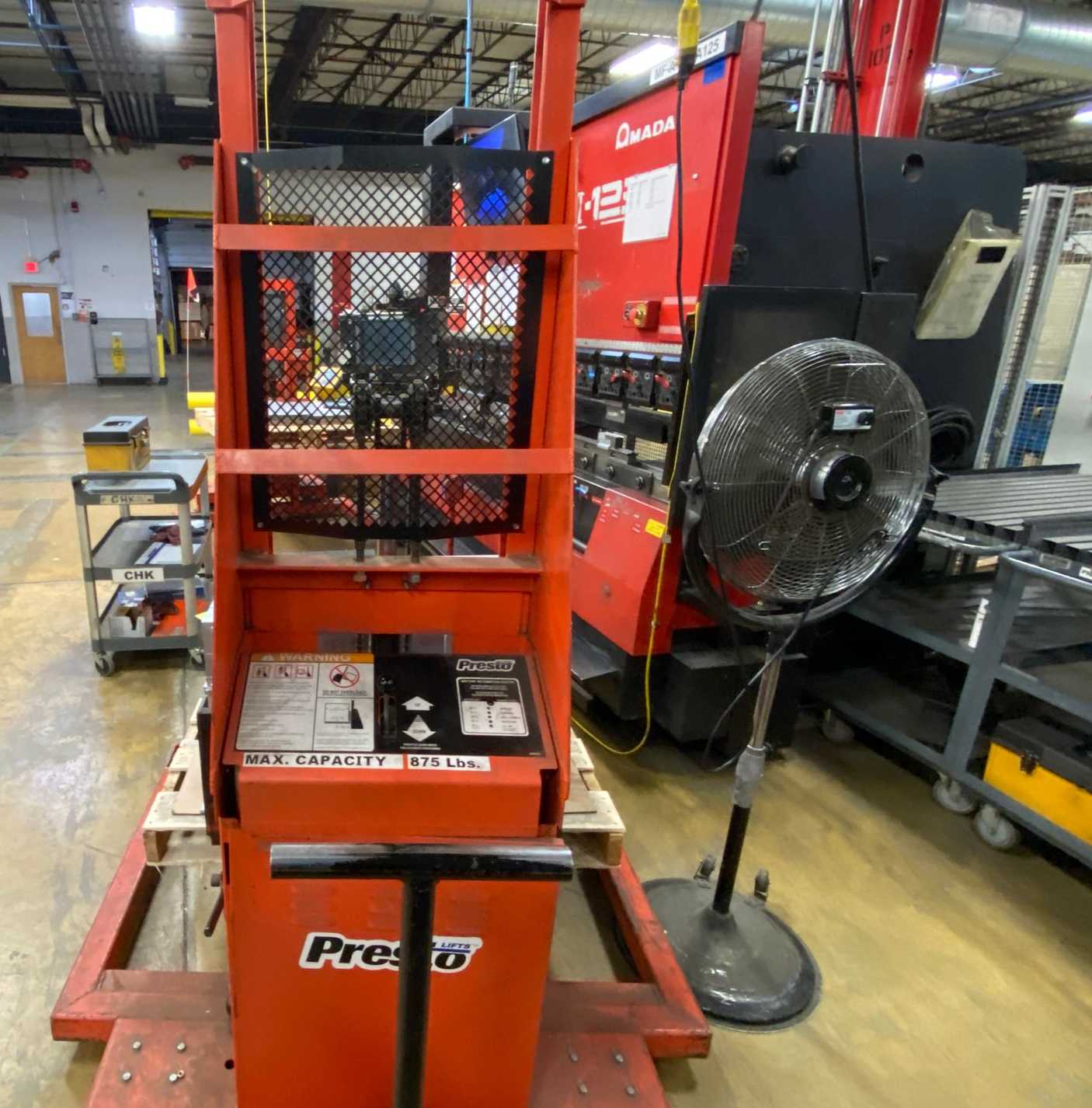 PRESTO LIFTS PS62-50 1,500 LB CAP LIFT - FORKLIFTS