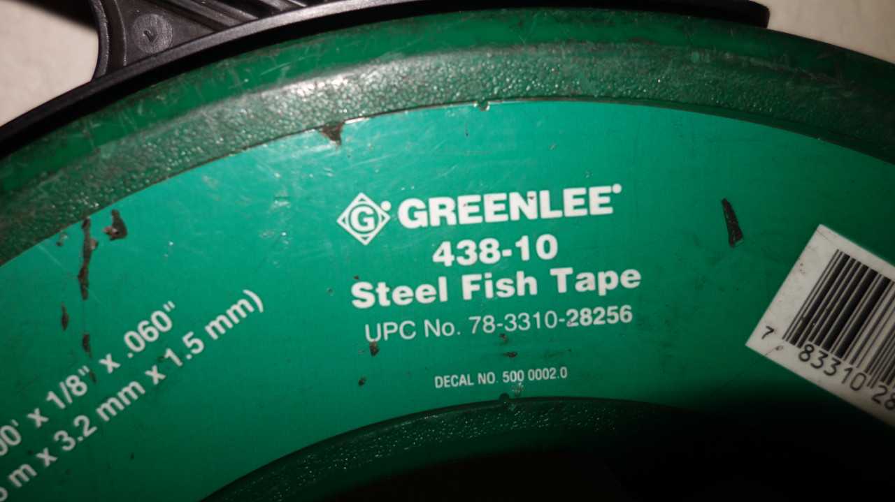 LOT OF 3 ASSORTED FISH TAPE, 2X GREENLEE, 1X KLEIN - INDUSTRIAL PARTS