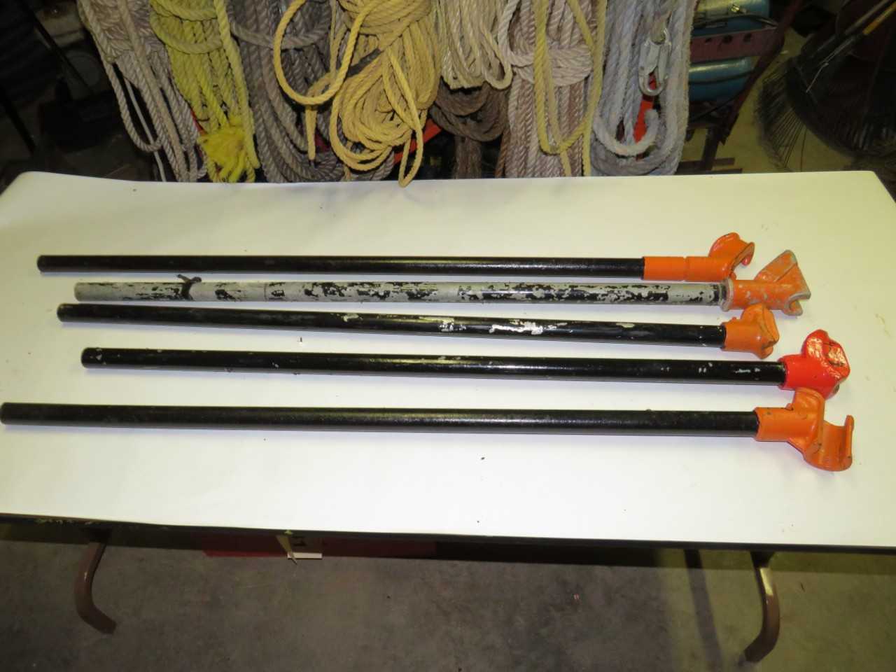 LOT OF 5 ASSORTED CONDUIT BENDER HICKEY - GREENLEE, RIDGID - HAND TOOLS