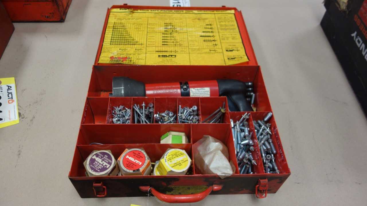 HILTI DX600N SAFE PISTON DRIVE TOOL KIT - TOOL STORAGE