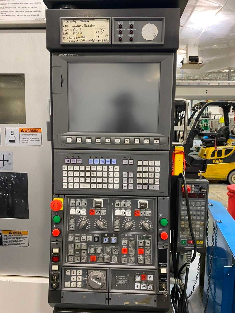 OKUMA 2SP-150H 2016 2 SPINDLE HORIZONTAL CNC LATHE - CNC LATHES