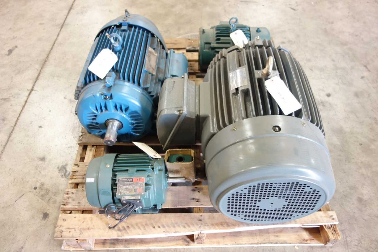 LOT OF ASSORTED MOTORS - ELECTRIC MOTORS