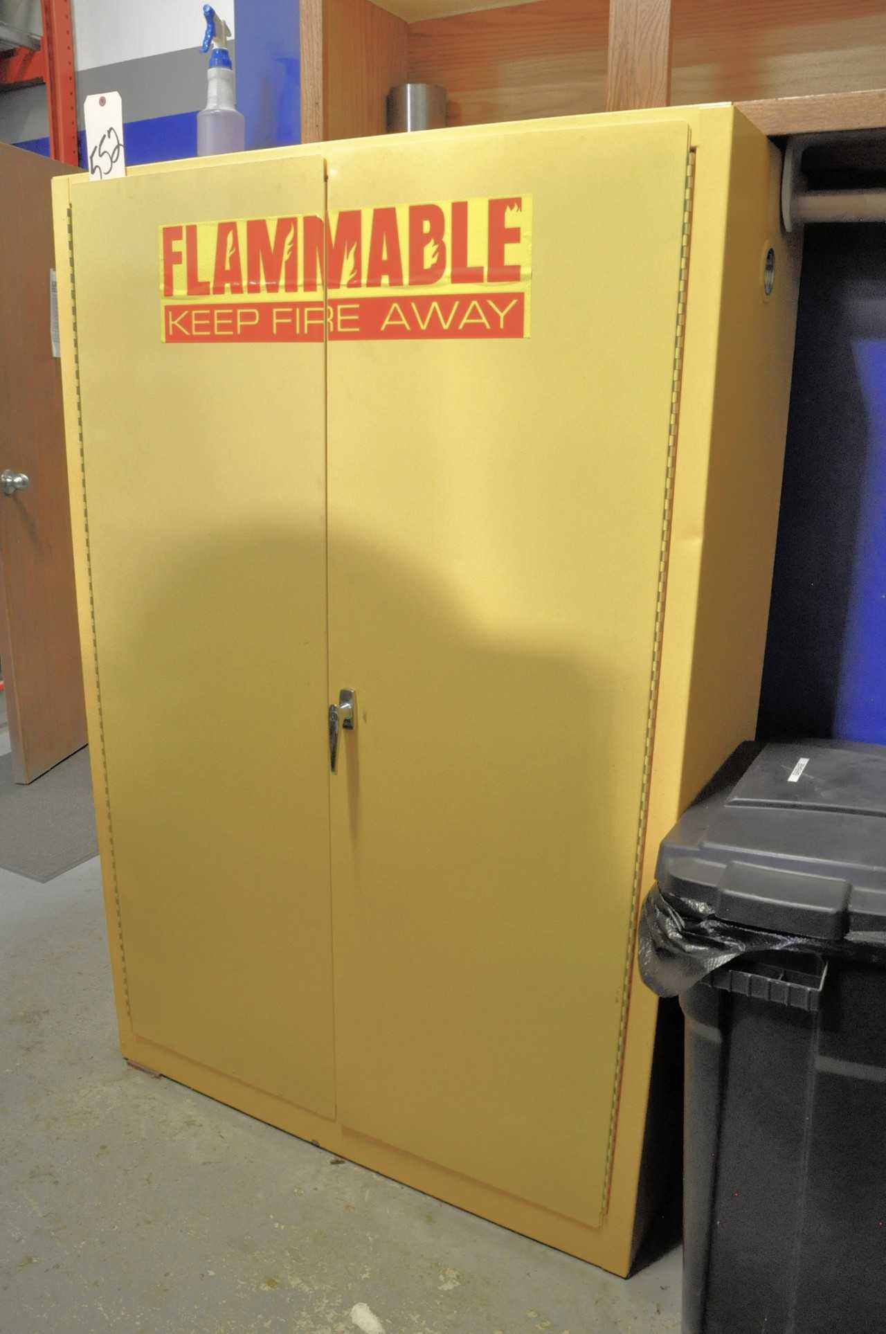 42" x 18" x 65" Safety Storage Cabinet with Contents - SAFETY EQUIPMENT