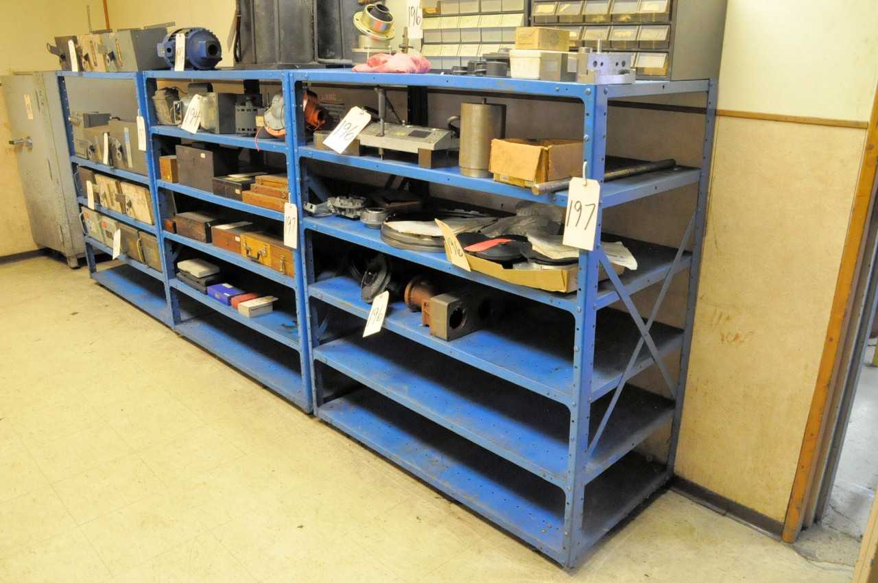 4 Sections Shelving Contents Not Included Not to Be Removed Until Empty - SHELVING